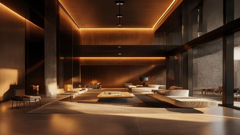 Luxury architectural interior